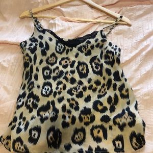 Cheetah print camisole